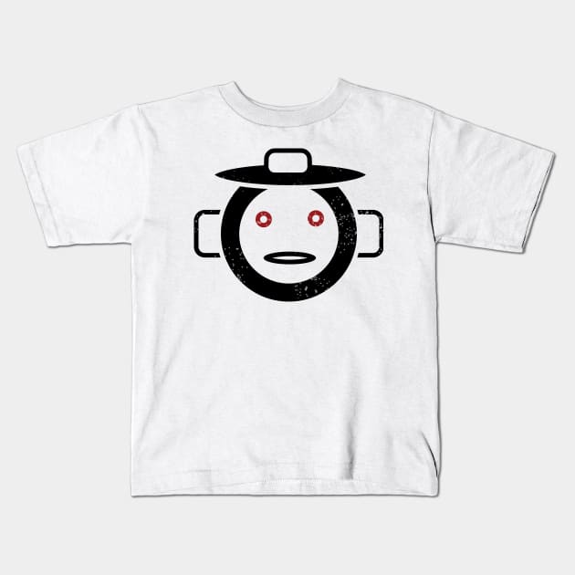 robot boy Kids T-Shirt by nowsadmahi